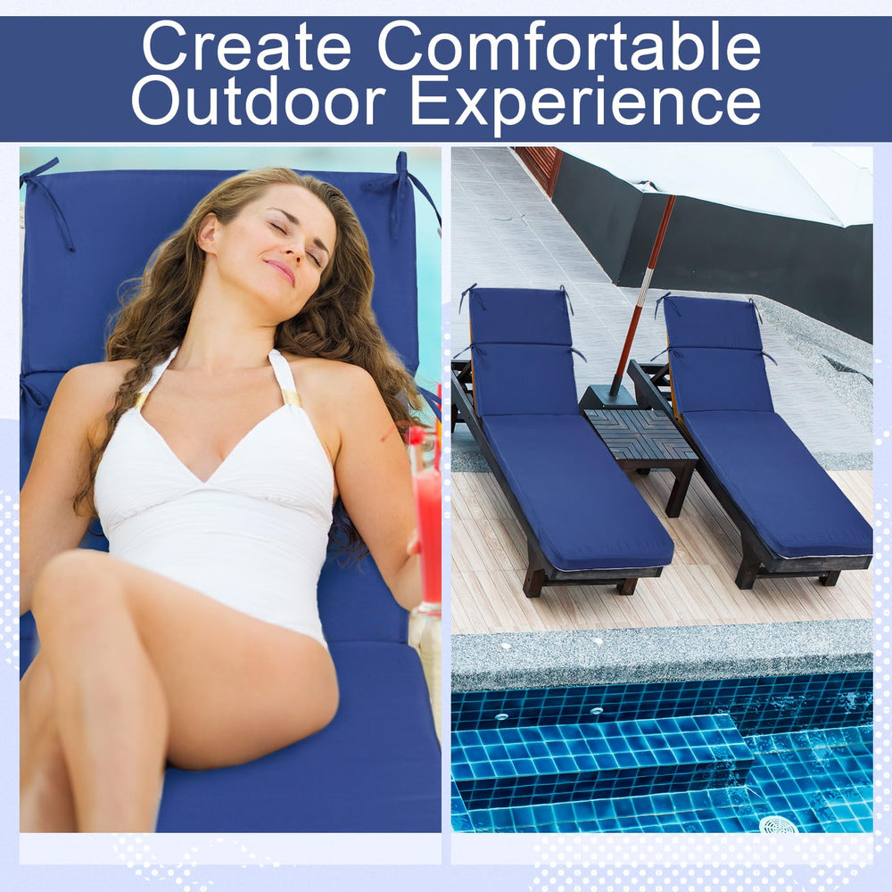 SmoothNovelty cushion on patio lounge in use offering relaxed seating comfort