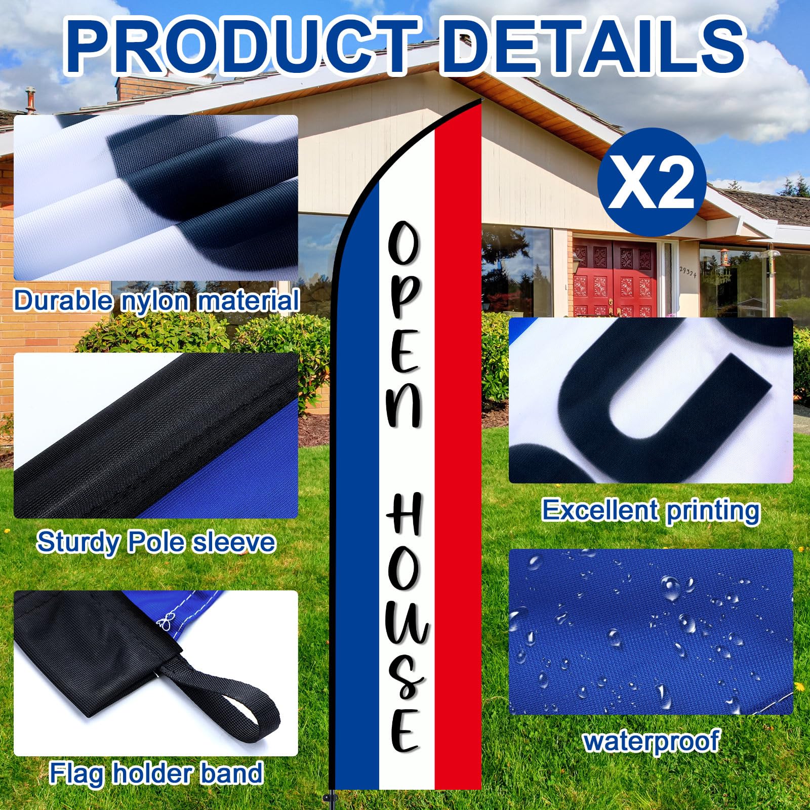 SmoothNovelty pole and ground stake kit displayed for quick assembly and transport