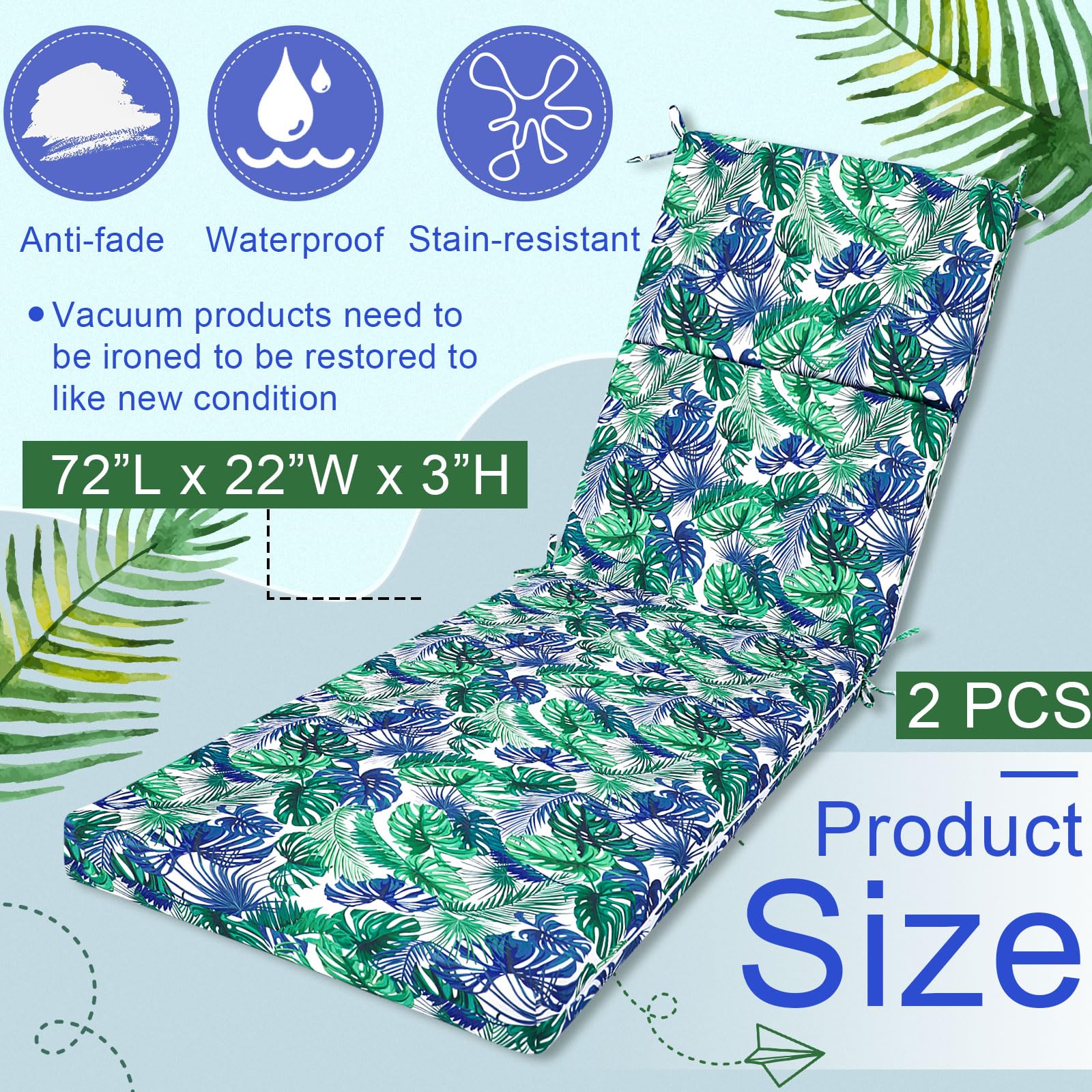 SmoothNovelty side profile demonstrating 3-inch foam thickness for supportive comfort