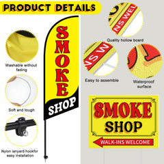 SmoothNovelty sign closeup print highlighting clear lettering and contrast