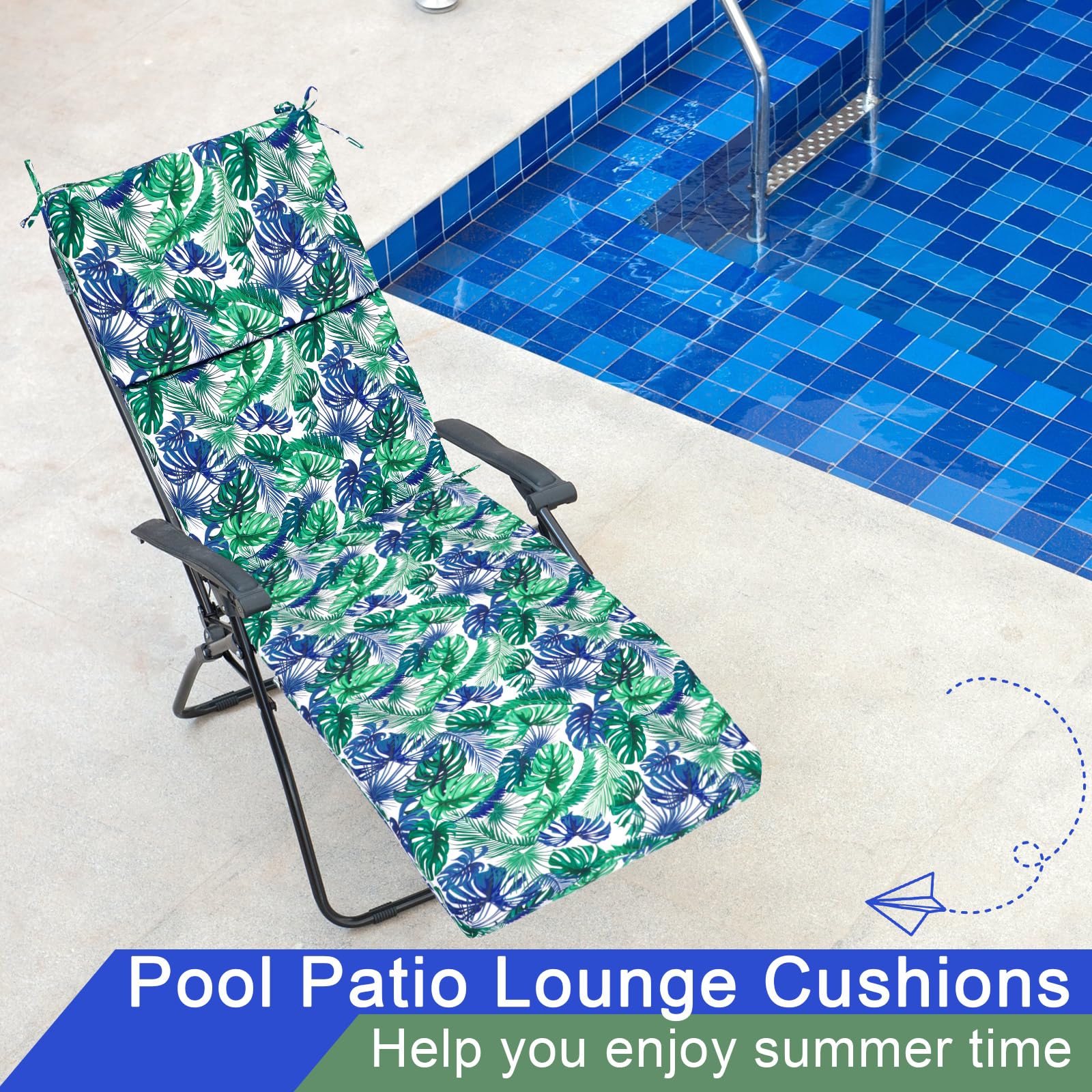 SmoothNovelty cushion next to towel size comparison showing full-length coverage benefit