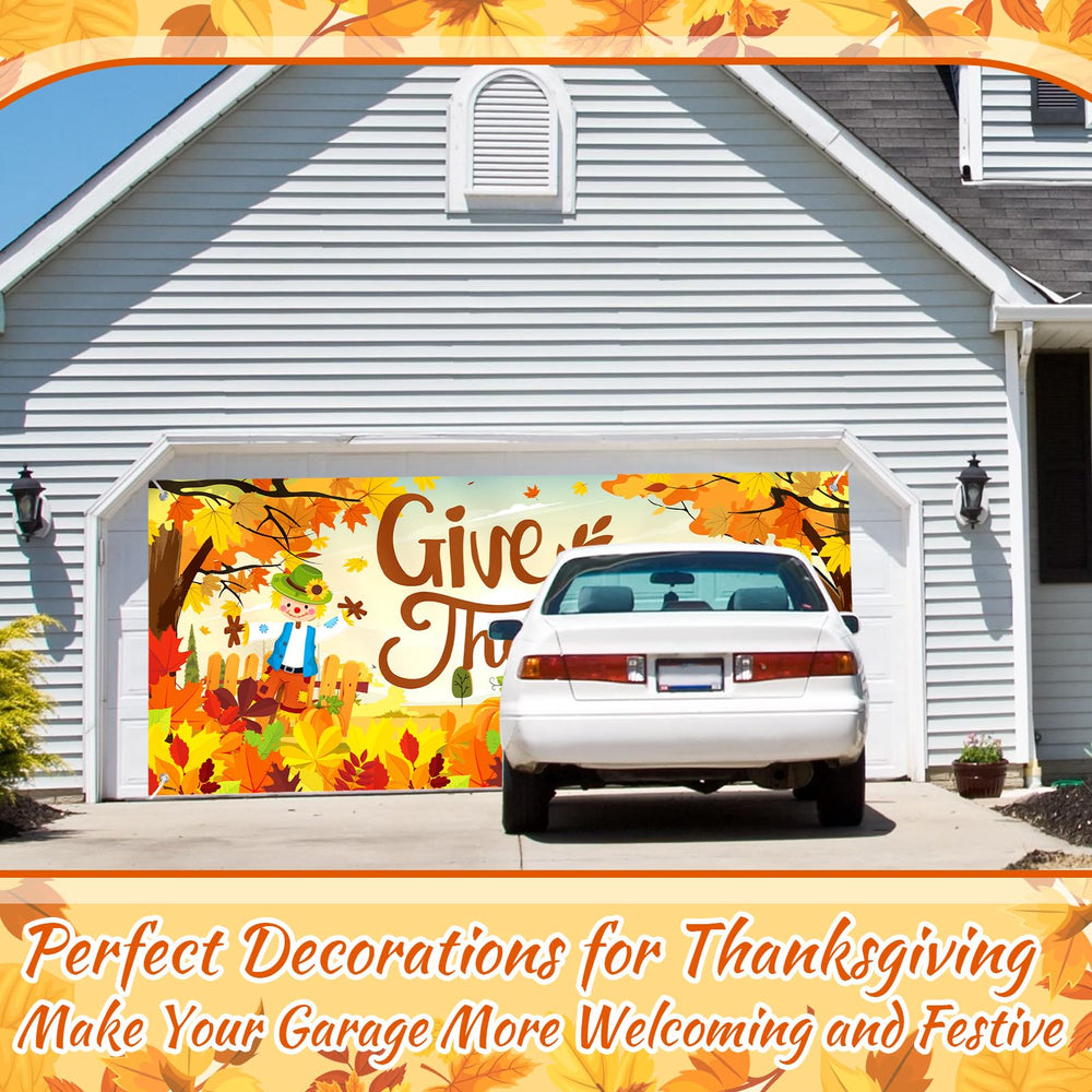 SmoothNovelty holiday storefront display with banner creating festive window appeal