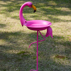 SMQLJXC flamingo stake detail showing sturdy metal stake for stable outdoor placement