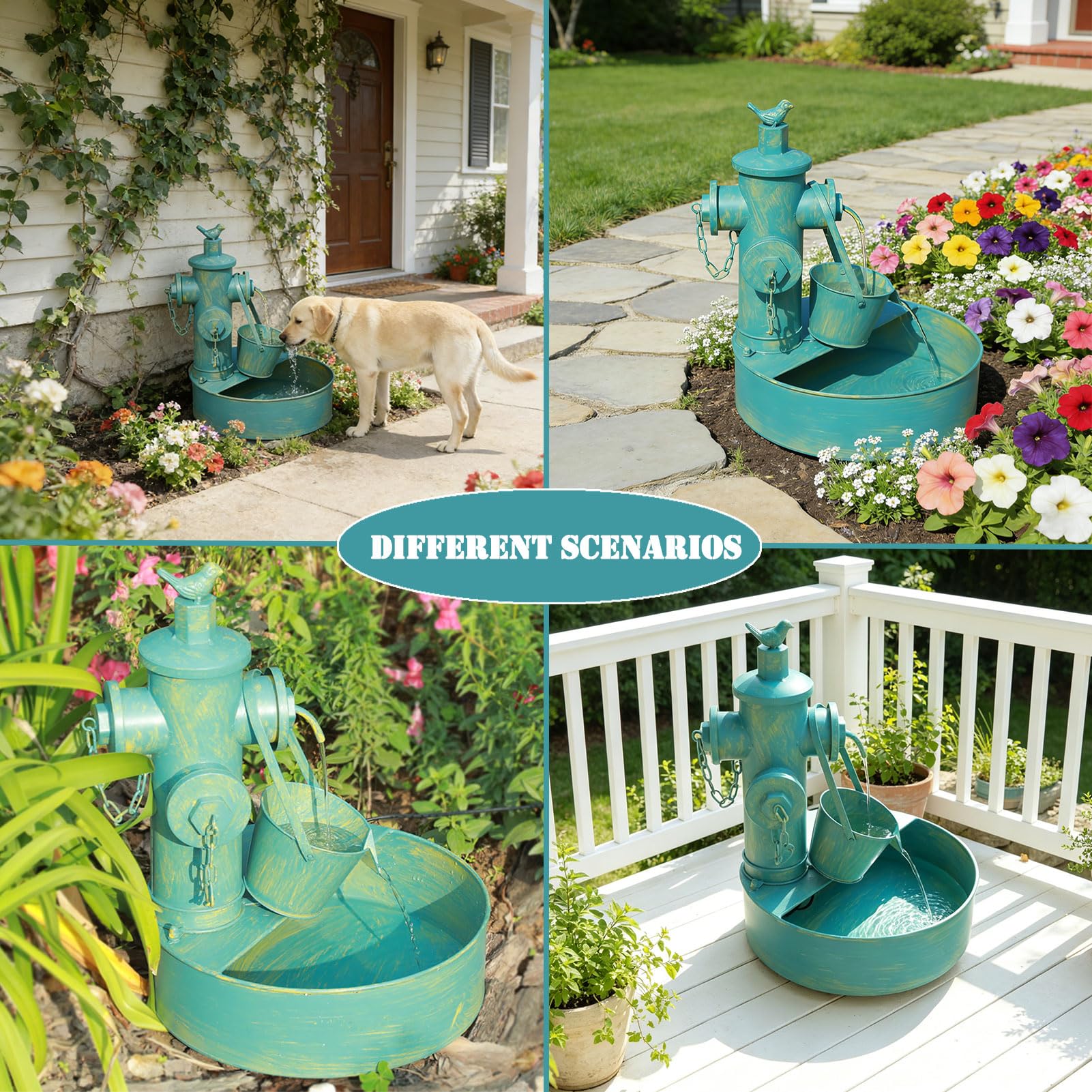 SMQLJXC size comparison next to garden chair illustrating compact scale and presence