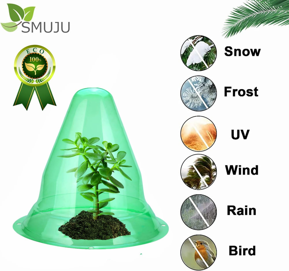 SMUJU stacked cloches demonstrating compact storage for convenience