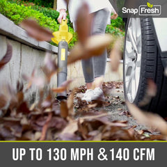 SnapFresh ergonomic non-slip grip and one-button control for comfortable operation