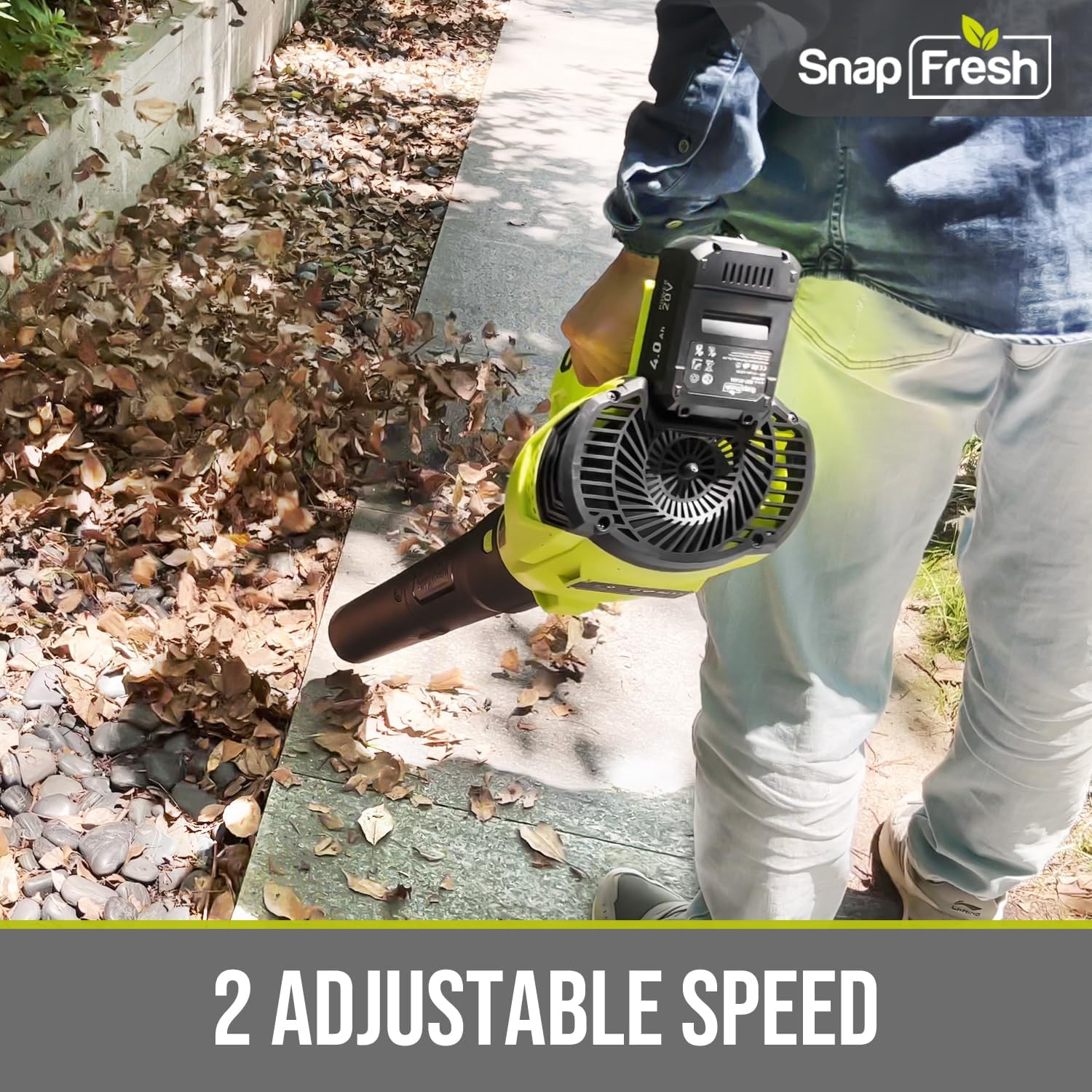 SnapFresh extendable tube detail, adjustable length for comfortable use