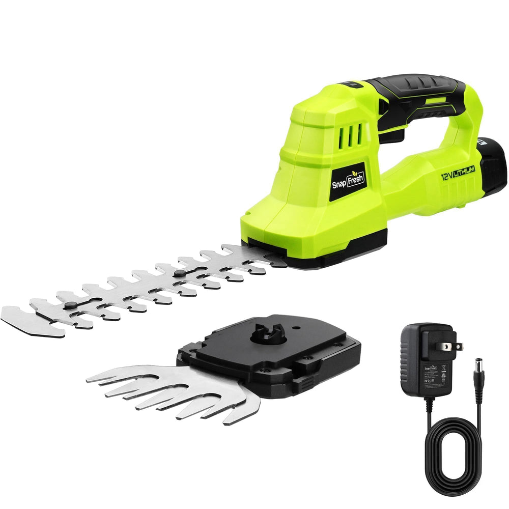 SnapFresh front view of cordless trimmer showing compact design and portability