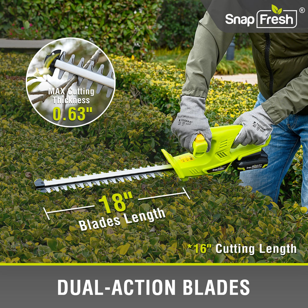 SnapFresh ergonomic full-wrap rubber handle close-up for secure slip-free grip