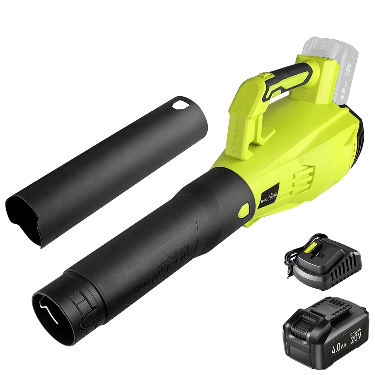 SnapFresh front view showing blower shape and nozzle for efficient clearing