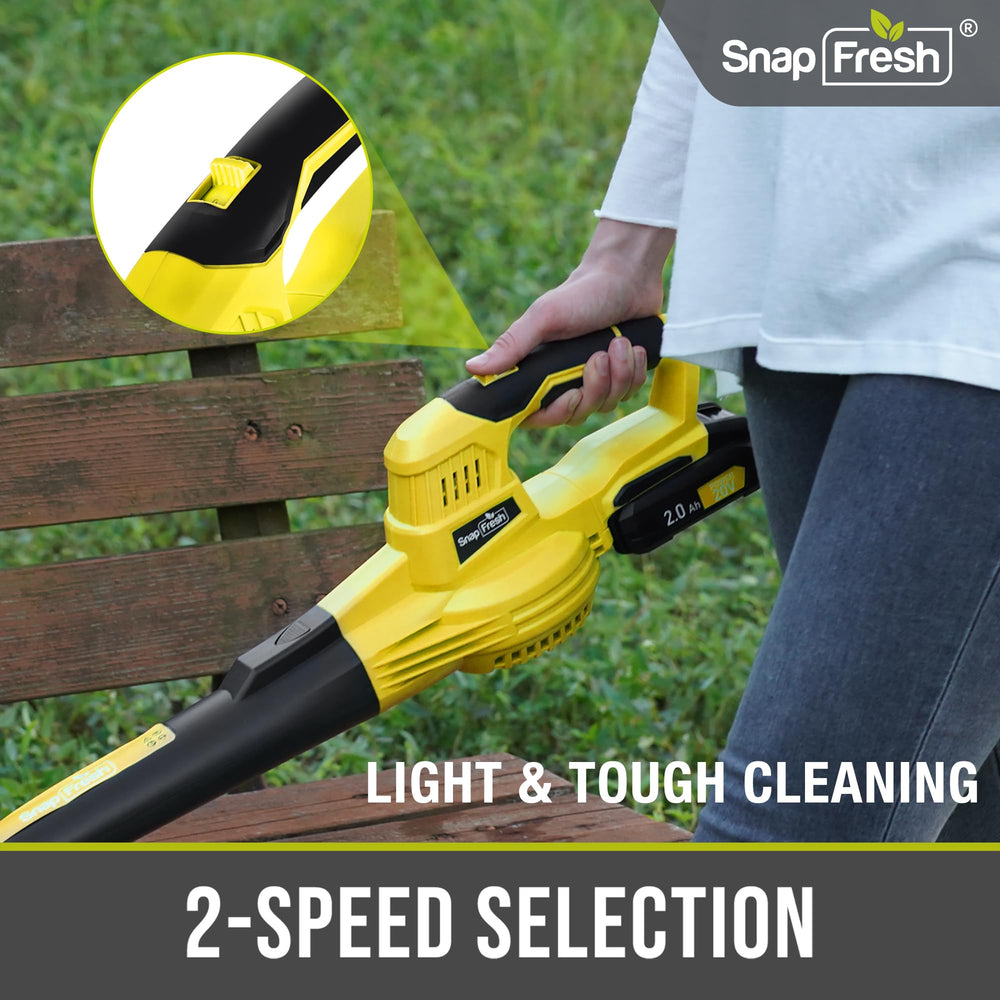 SnapFresh size comparison held in hand to show lightweight 2.7 lb handling benefit