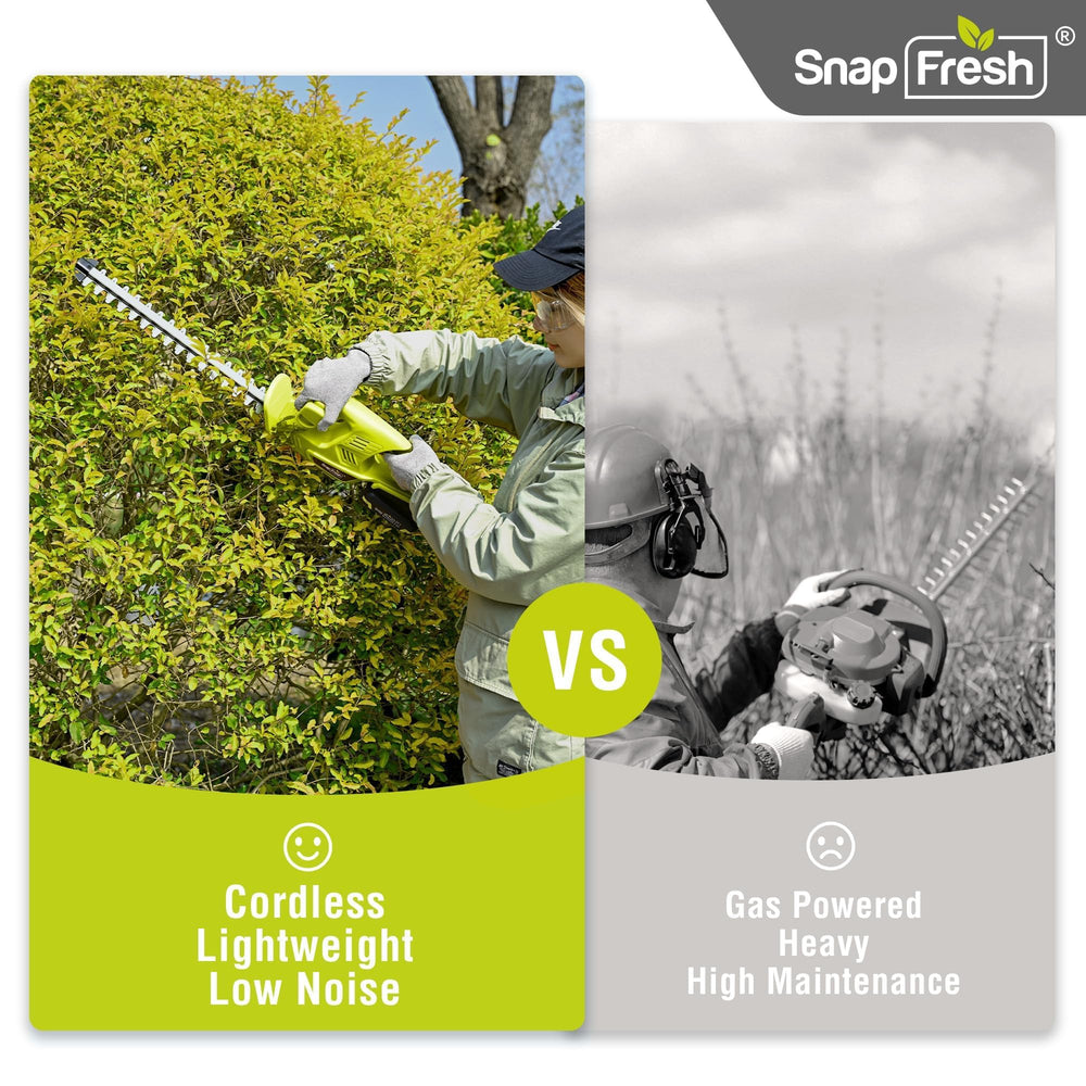 SnapFresh beside a ruler for scale showing lightweight 4 lb design portability