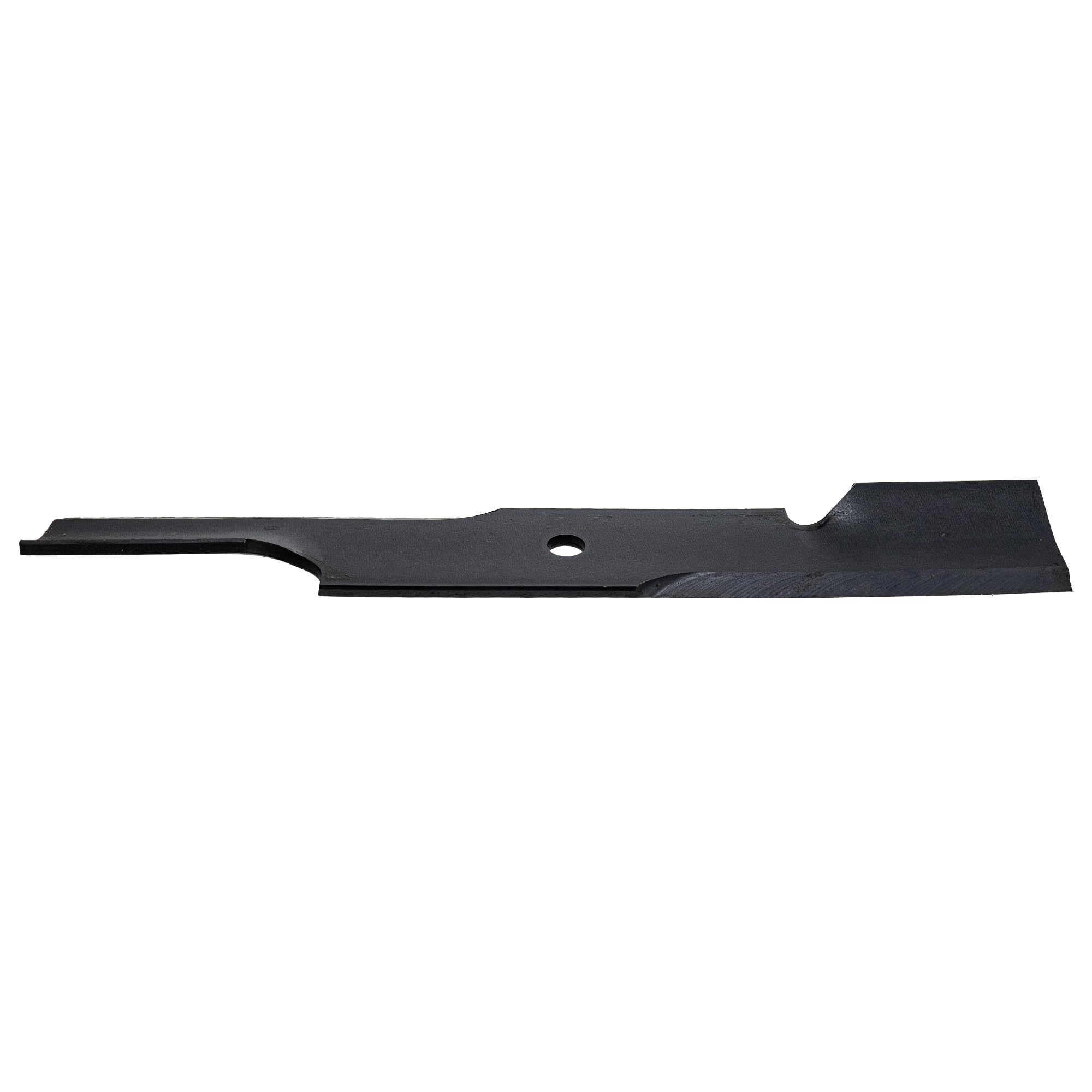 SNAPPER PRO Ferris blades next to ruler showing 18 inch length for accurate sizing