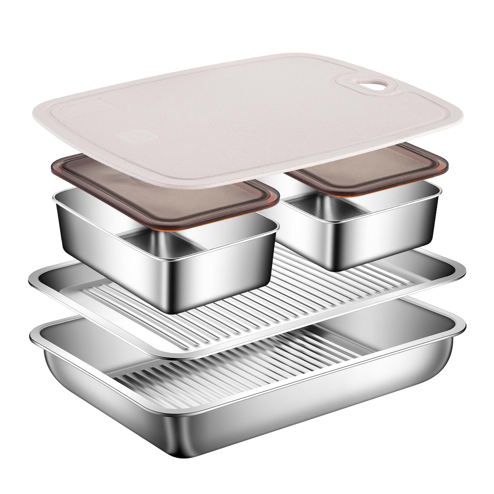 SNOW HARE front view of complete 5-in-1 grill carry system showing organization benefit