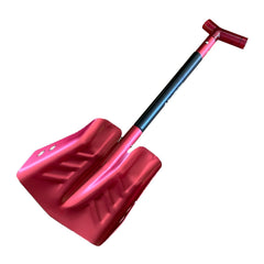 SnowBigDeal handle with saw deployed for cutting ice and wood quickly