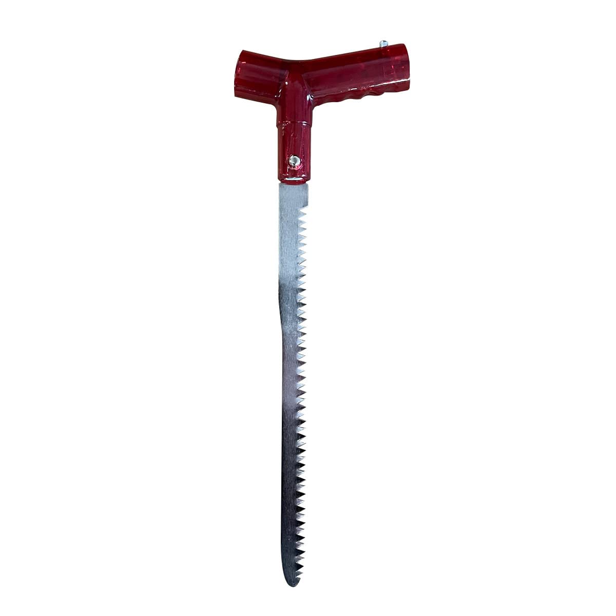 SnowBigDeal shovel in chop-hoe mode moving packed snow with less effort