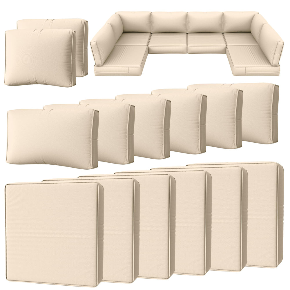 Snubbull front view of full 14-piece cover set showing neat fit and refreshed look