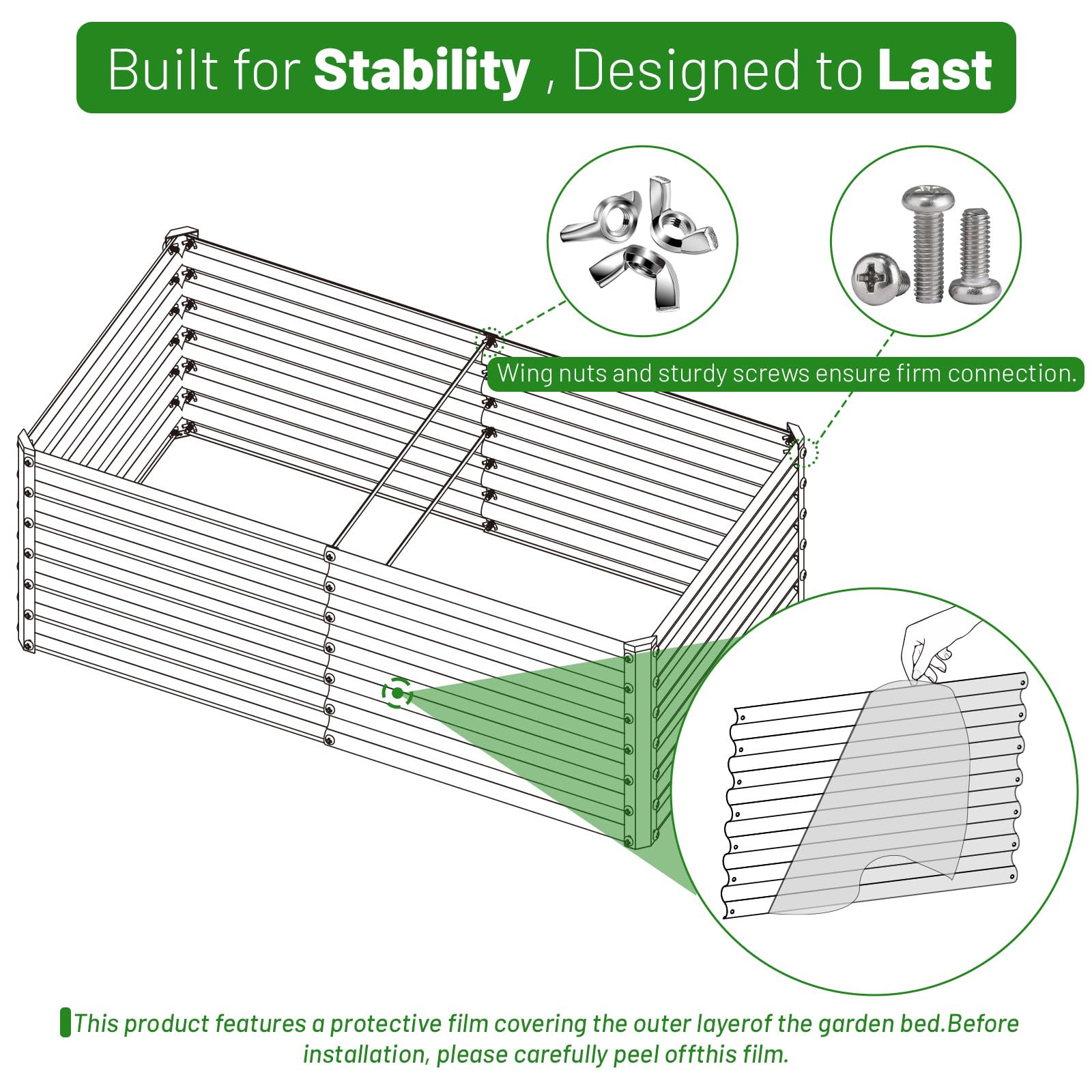 SnugNiture assembly kit components laid out for quick, simple setup