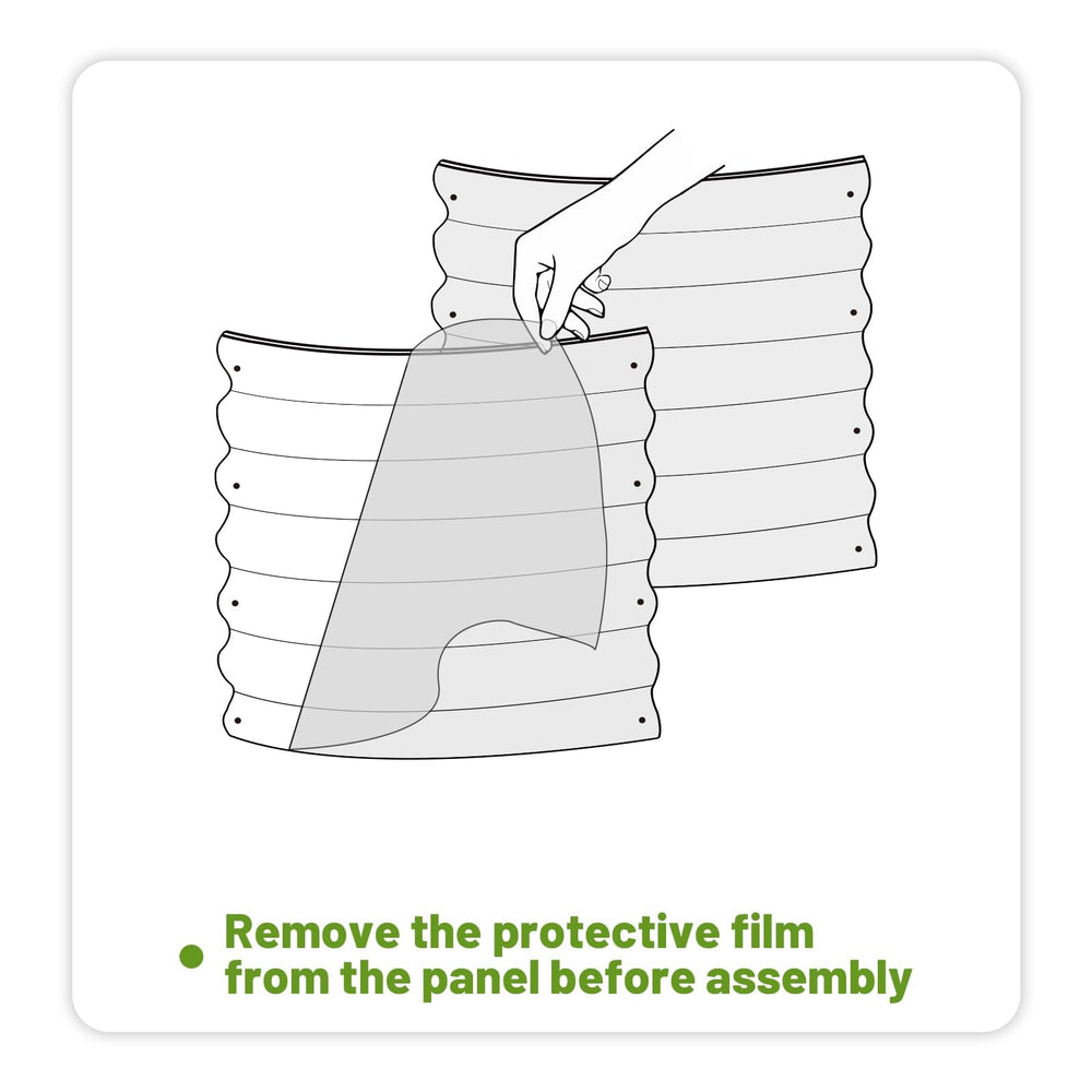 SnugNiture kit contents with tools and gloves for quick, all-in-one assembly