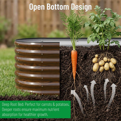 SnugNiture rubber edging detail protecting hands and providing safer garden handling