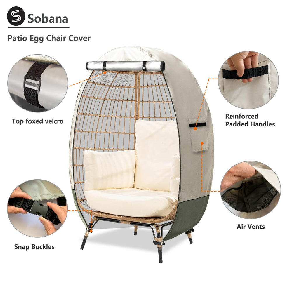 Sobana double zipper front panel for easy access and convenience