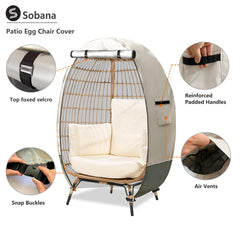 Sobana double zipper front panel for easy access and convenience