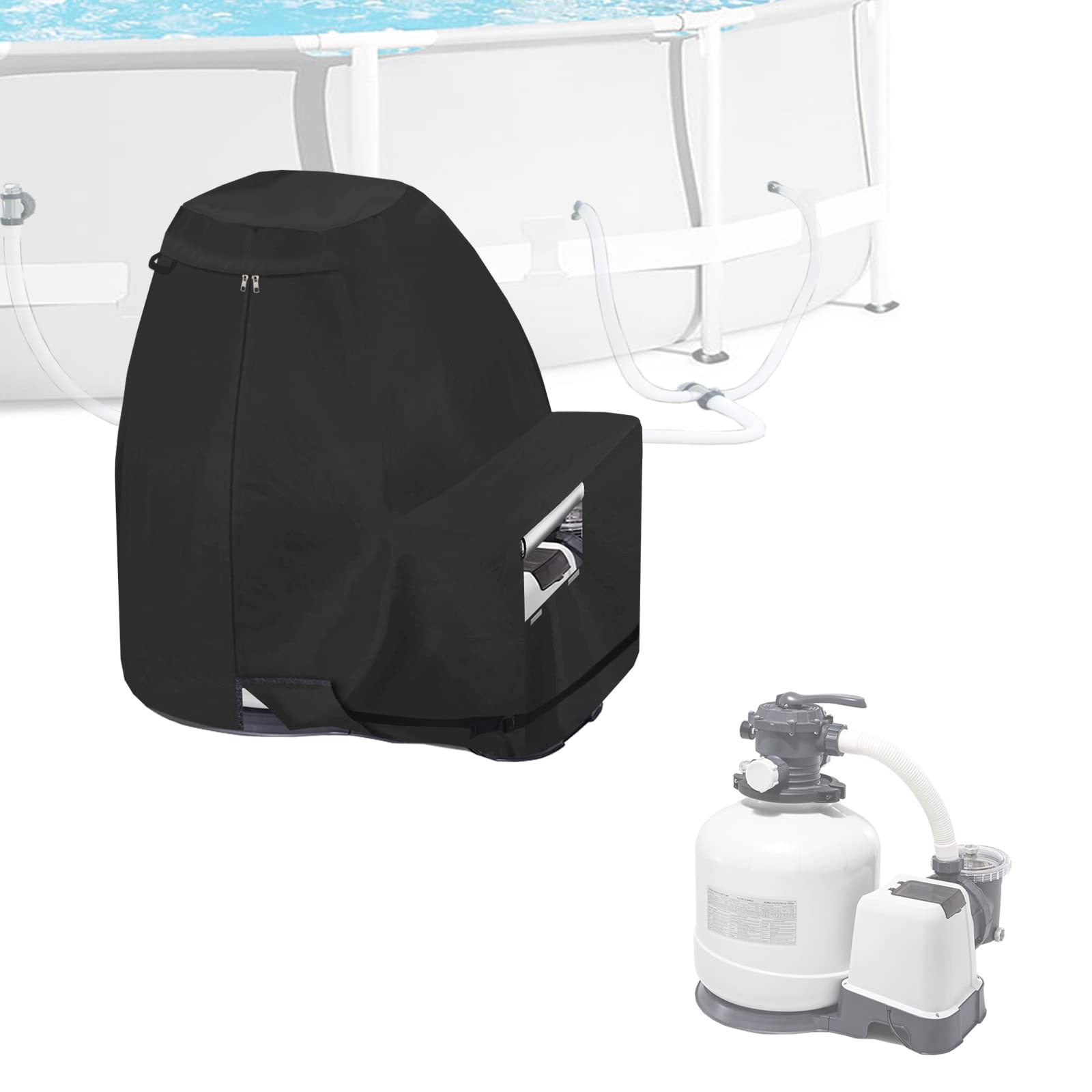 Sobana front view cover on pump showing full protection benefit