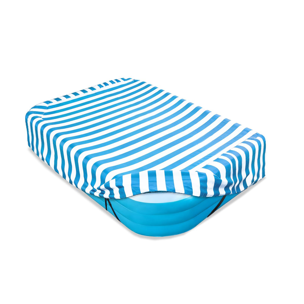 Sobana front view cover on rectangular pool showing full protection
