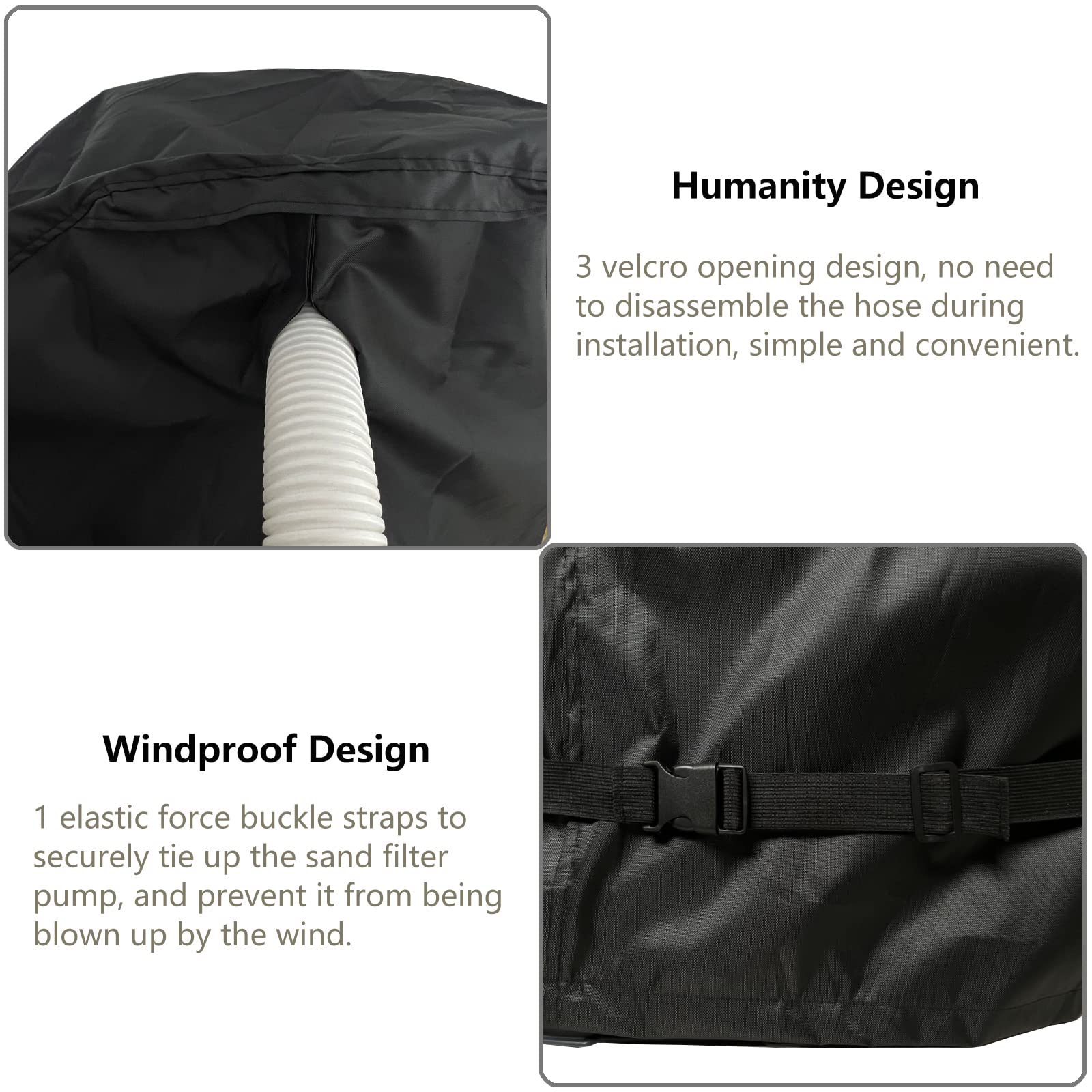 Sobana padded handle and straps for easy removal and secure fit