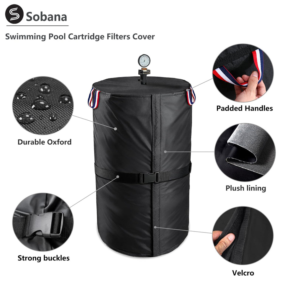 Sobana plush lining inside the cover for gentle filter protection