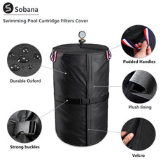 Sobana plush lining inside the cover for gentle filter protection