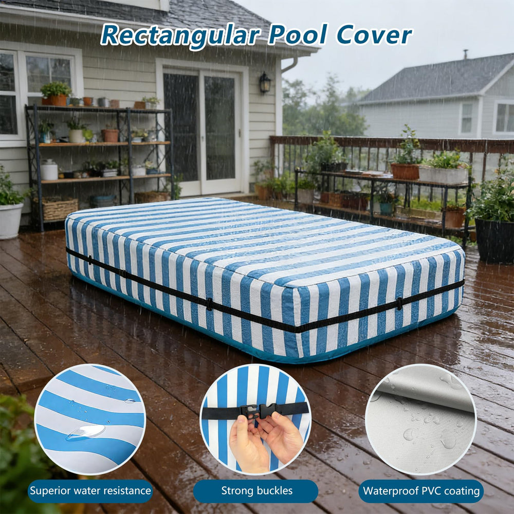 Sobana side profile on pool showing snug fit preventing debris entry