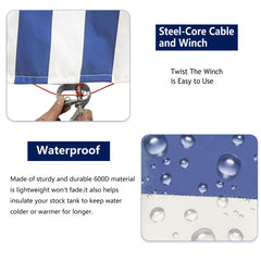 Sobana winch and steel-core cable detail showing secure tension benefit