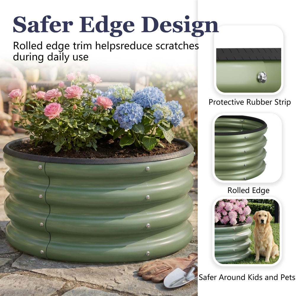 SOCONT placed by a mailbox showing decorative front-yard planting benefit