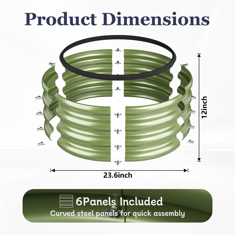 SOCONT planter filled with soil demonstrating planting depth and stability