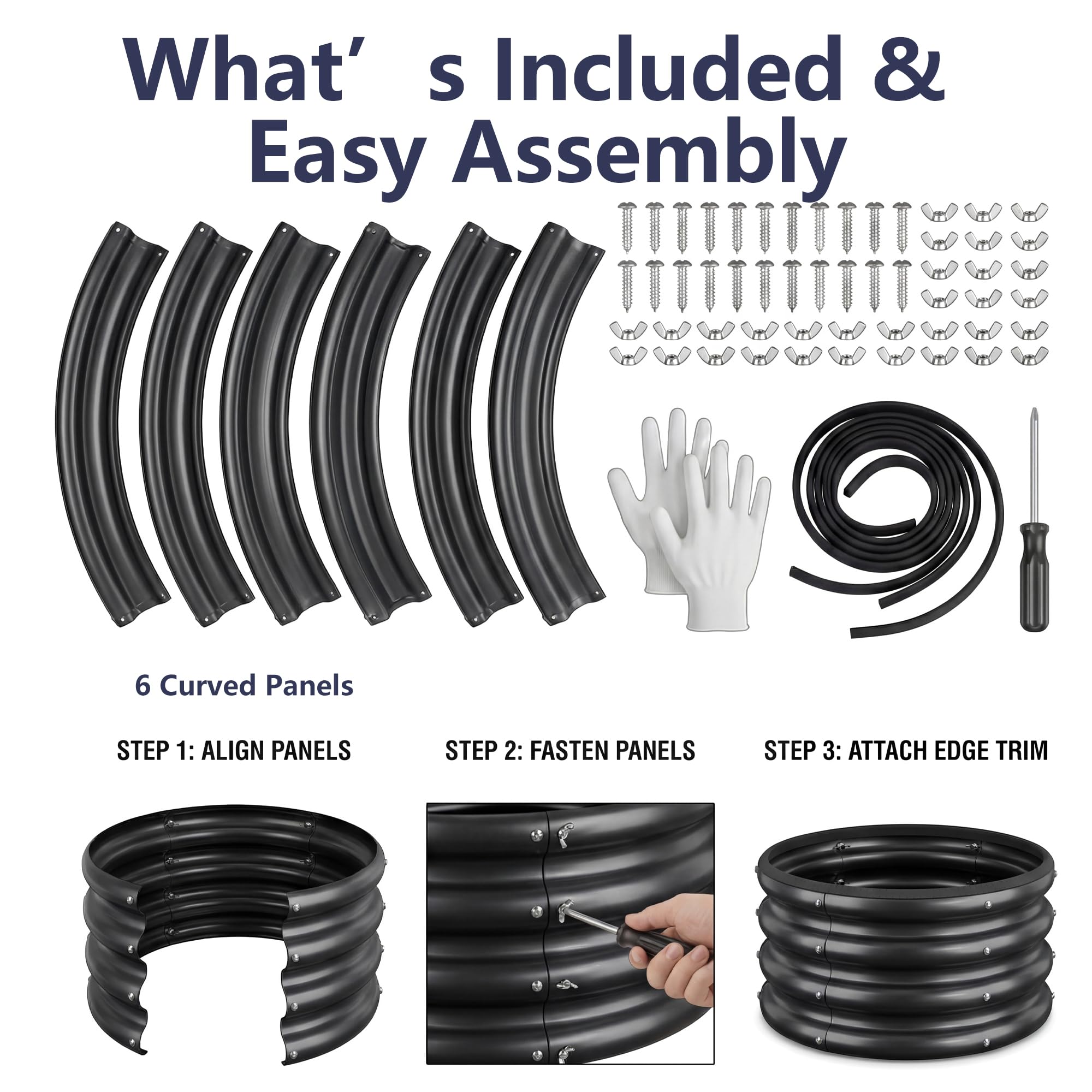 SOCONT packaging and contents laid out to show included parts and easy assembly