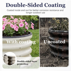 SOCONT painted finish close-up demonstrating double-layer protection outdoors