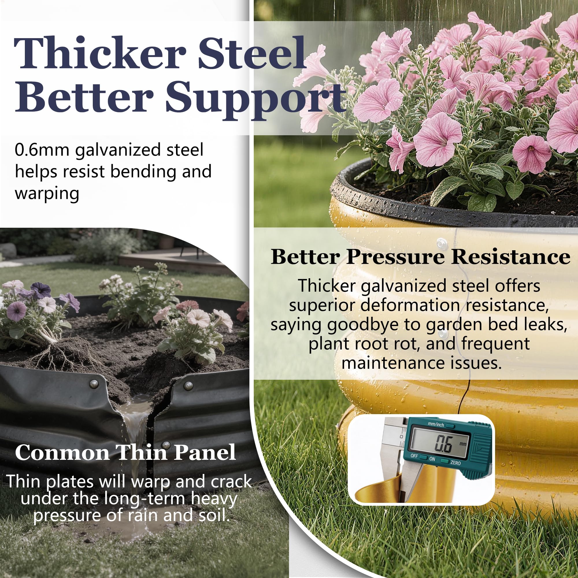 SOCONT planter in use with herbs demonstrating organized planting zones
