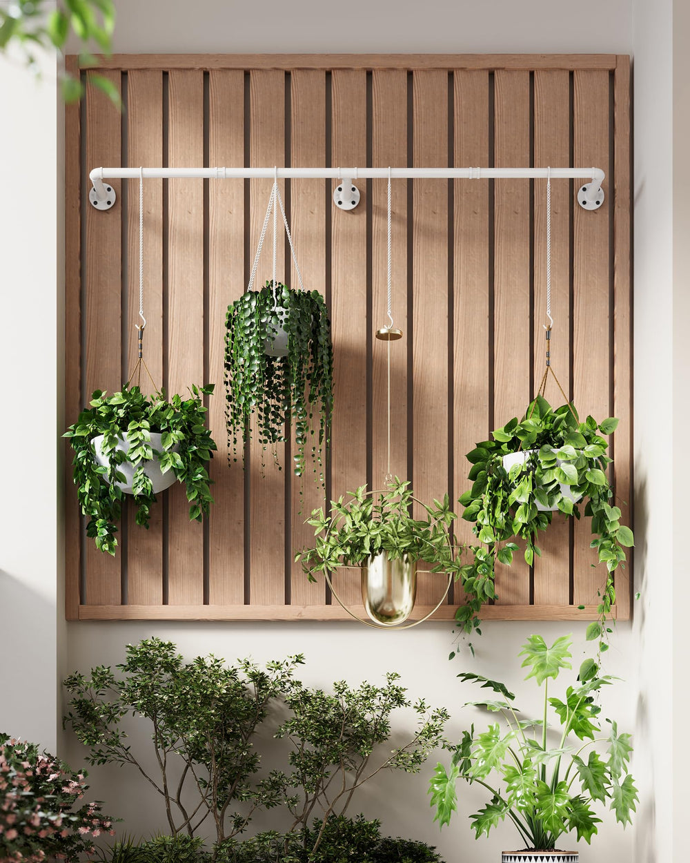 SOFITORG metal chains and twelve hooks displayed for flexible hanging and secure support