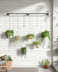 SOFITORG rod mounted in a window displaying vertical plants and improved light access