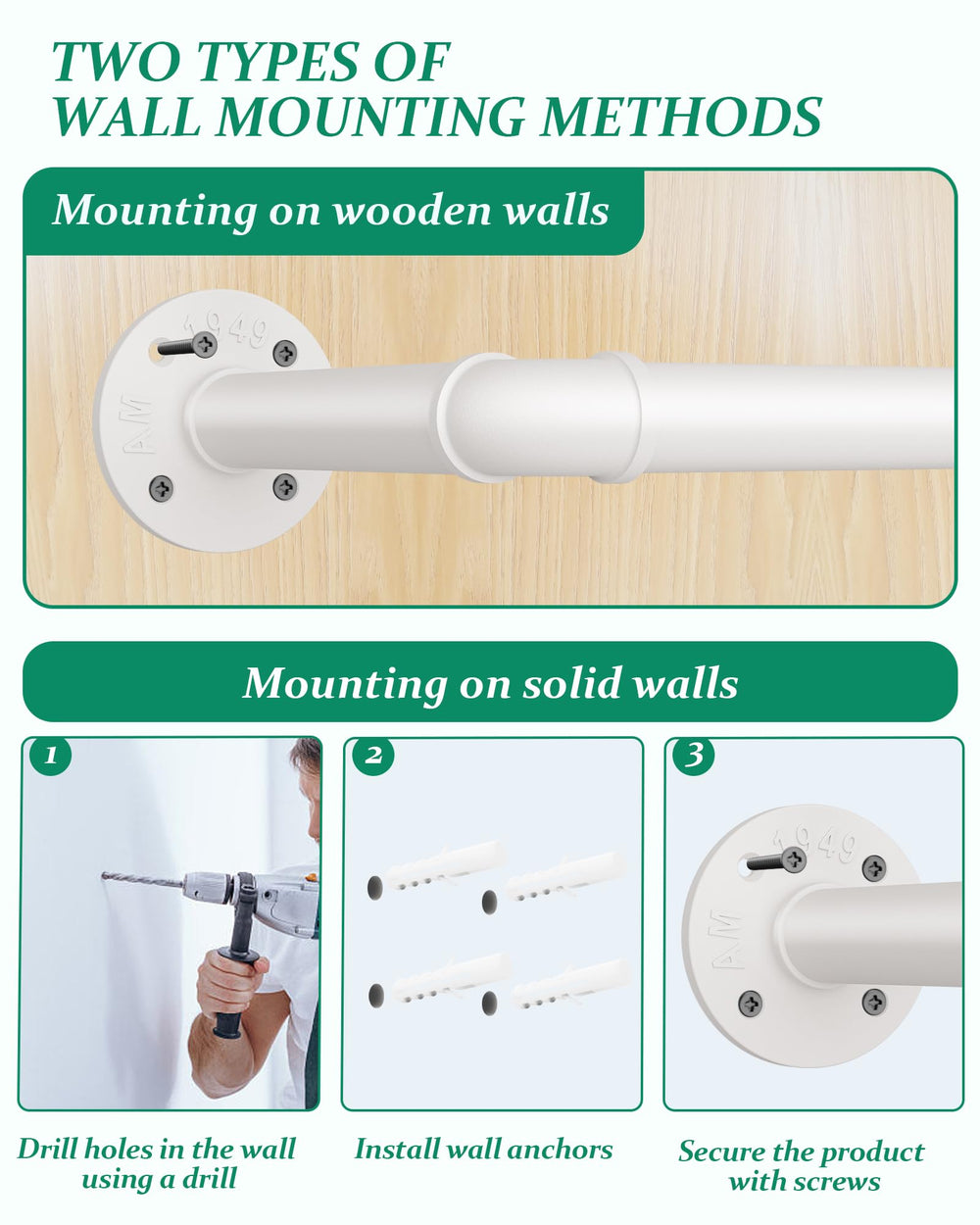 SOFITORG packaged product with screws anchors and manual showing complete installation kit