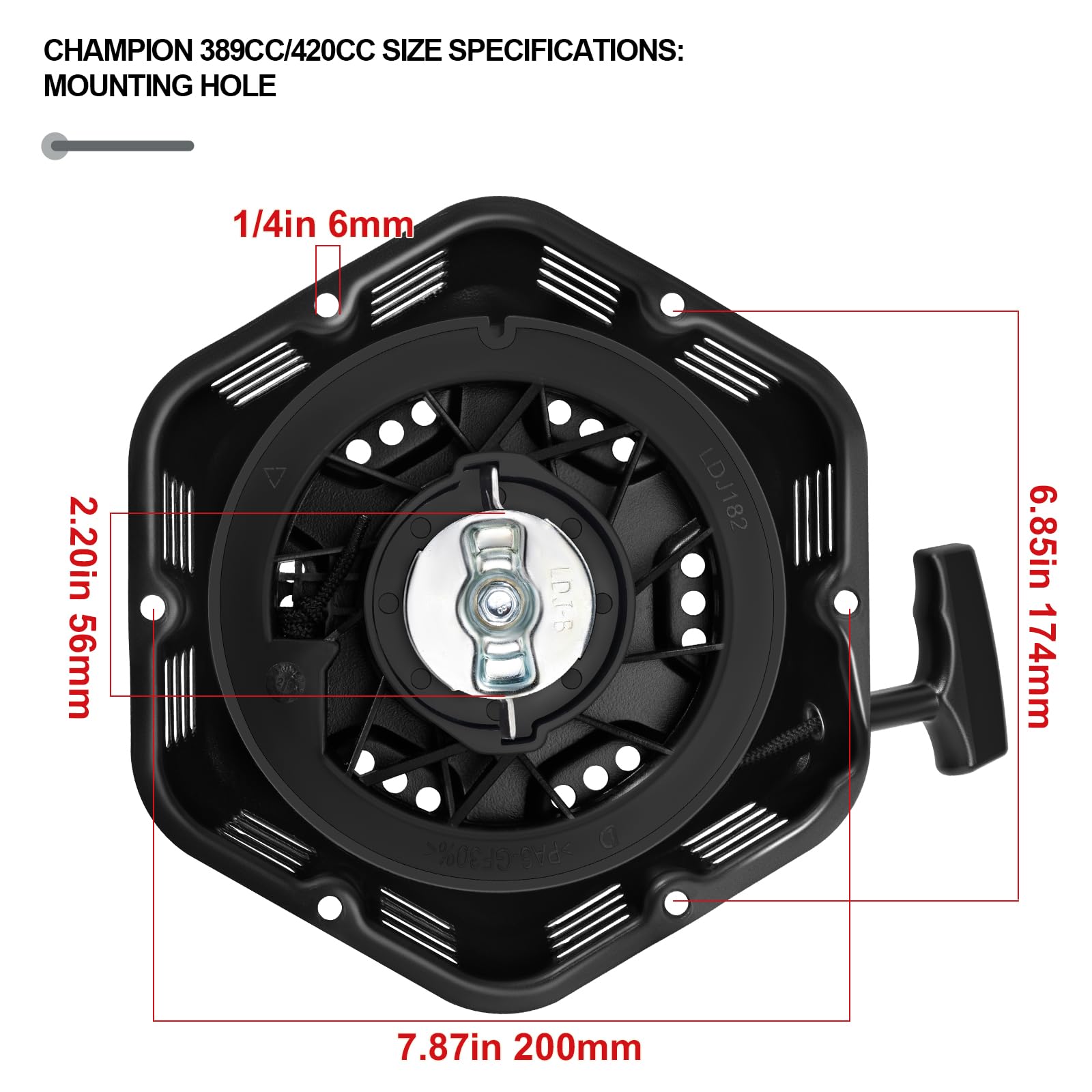 SOFO detailed shot of ratchet and pawl mechanism for reliable engagement and quick rewind