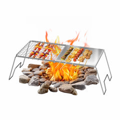 SOFRON front view folded grate showing compact portability and durable build