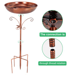SOGIME forged five-pronged base and steel stake providing stable installation