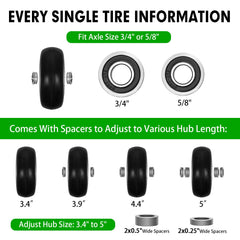 SOIIW bearings and spacers included for faster, easier installation benefit