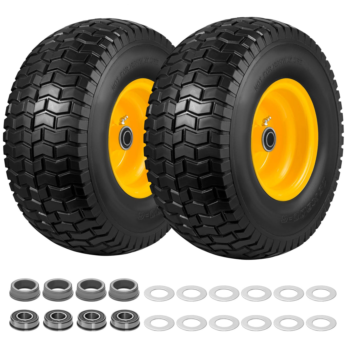 Soiiw front view assembled wheel showing fit and durability
