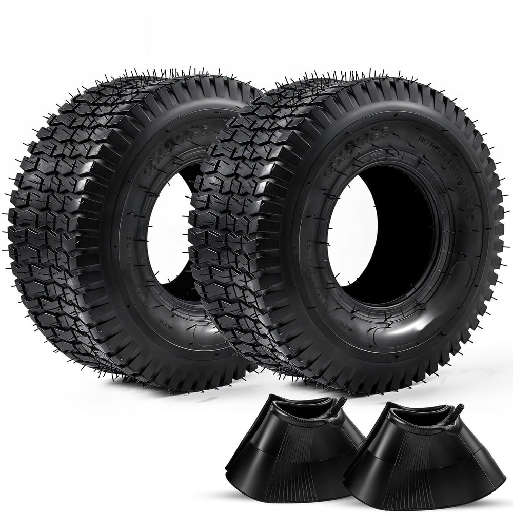 Soiiw front view of both tires showing shape and ready-to-install benefit
