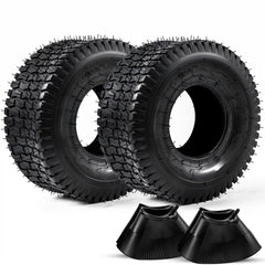 Soiiw front view of both tires showing shape and ready-to-install benefit