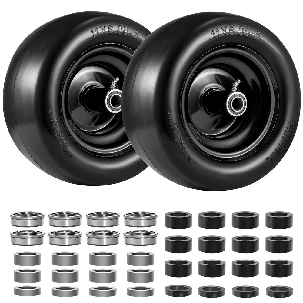 Soiiw package contents with bearings and spacers for easy installation