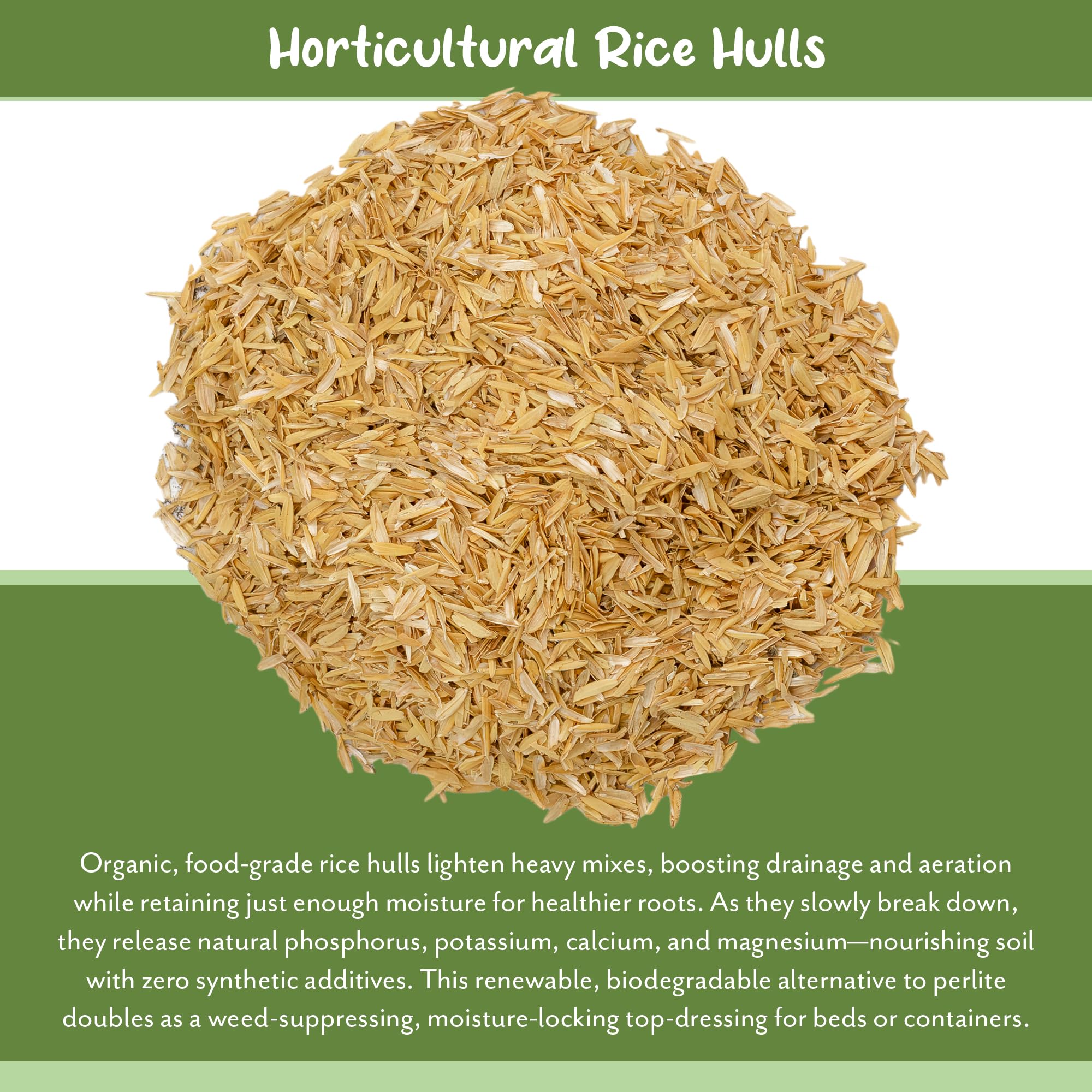 Soil Sunrise rice hulls in a chicken nesting box absorbing moisture